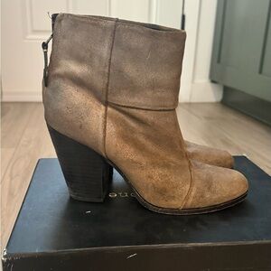 Rag & Bone Oiled Leather Bootie
